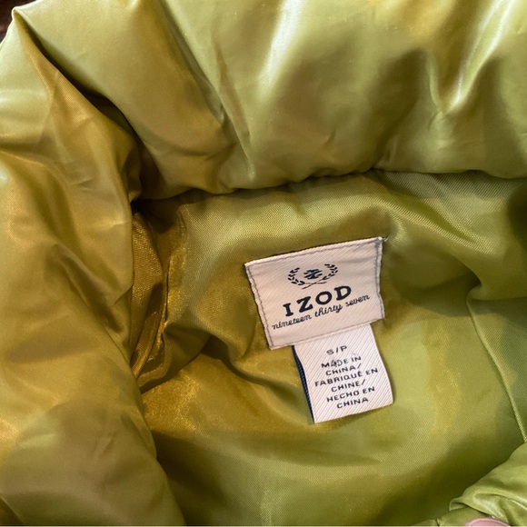 IZOD Olive Green Puffer Jacket - Picture 4 of 9